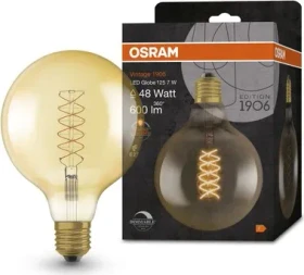 Osram Ledvance Filament LED Vintage 1906 Globe 125 7W/822 E27 DIM