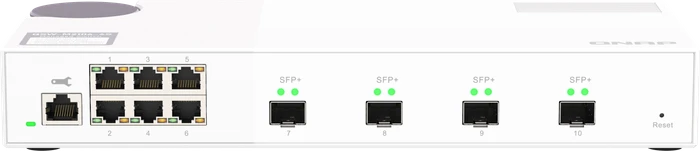 QNAP QSW-M2100 Desktop 2.5G Smart Switch, 6x RJ-45, 4x SFP+