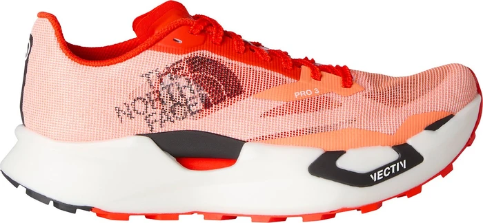 The North Face Vectiv Pro 3 citrus rust/lava red