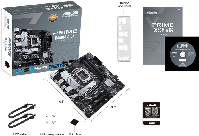 ASUS Prime B660M-A D4-CSM (Intel 1700)