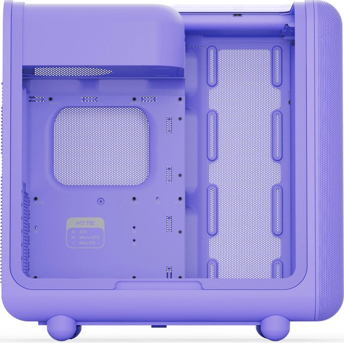 Hyte X50 Taro Milk, violett, Glasfenster