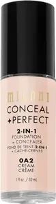 Milani Conceal + Perfect 2-in-1 Foundation + Concealer 0A2 cream, 30ml
