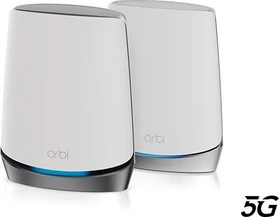 Netgear Orbi 5G NBK752, Router und Satellit Set, 2er-Bundle, 5G, AX4200
