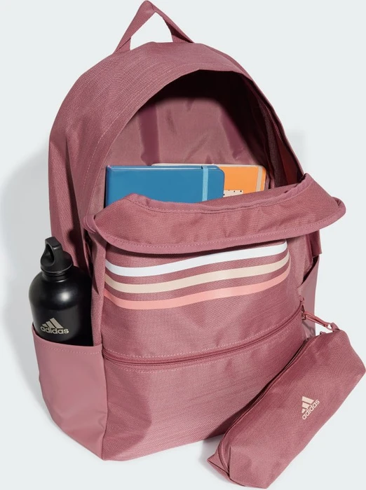 adidas Classic Horizontal 3-Streifen preloved crimson/sandy pink
