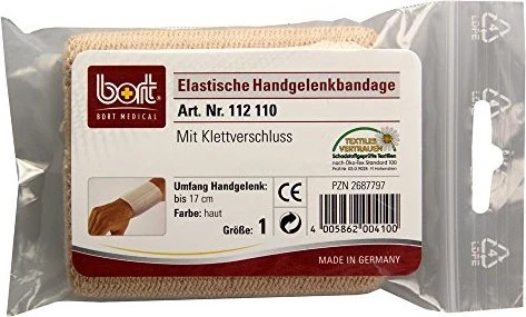 Bort Medical Handgelenkbandage mit Klettverschluss Größe 1 beige, 1 Stück