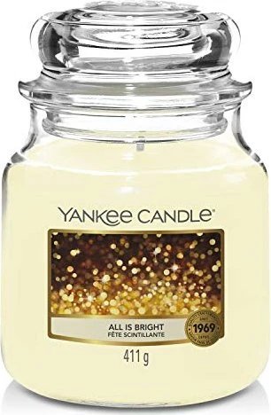 Yankee Candle All is Bright Duftkerze, 411g