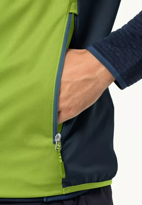 Jack Wolfskin Highest Peak Funktionsweste fresh green (Herren)