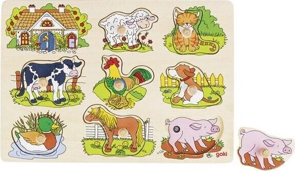Goki Soundpuzzle Tierstimmen Bauernhof (57895)