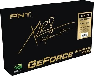 PNY Verto GeForce GTX 470 XLR8, 1.25GB GDDR5, 2x DVI, Mini HDMI