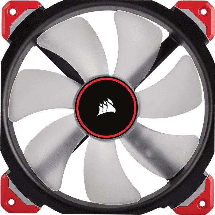 Corsair ML Series ML140 PRO LED Red Premium Magnetic Levitation Fan, 140mm