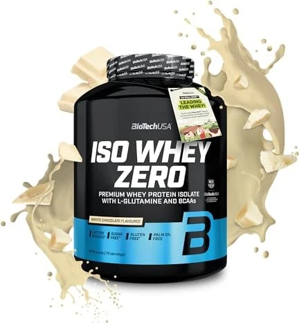 BioTech USA Iso Whey Zero weiße Schokolade 1816g