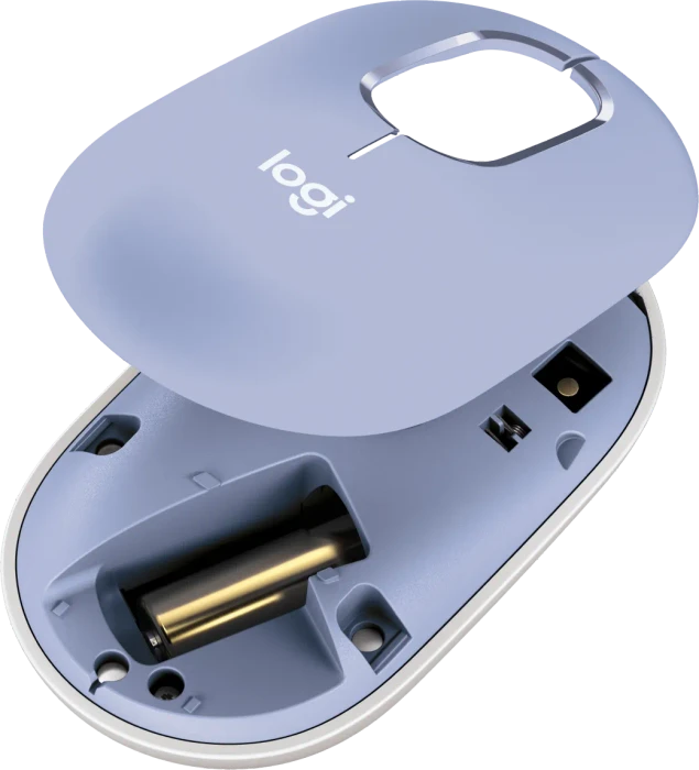 Logitech POP Wireless Mouse, Lilac, Logi Bolt, USB/Bluetooth