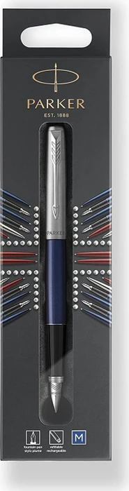 Parker Jotter royal blue, rechte Hand, mittel, Blister