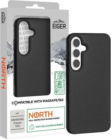 Eiger North MagSafe Case GRS für Samsung Galaxy S26 schwarz