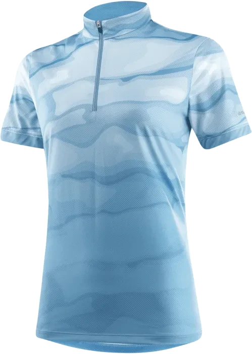 Löffler Barkly Half-Zip Trikot kurzarm blue bay (Damen)