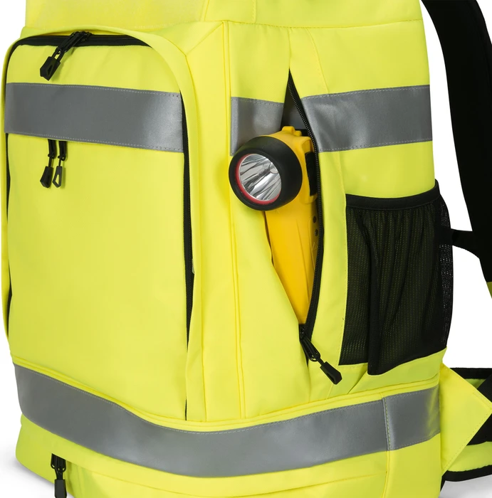 Dicota Hi-Vis 65 Liter, Notebook Rucksack, gelb