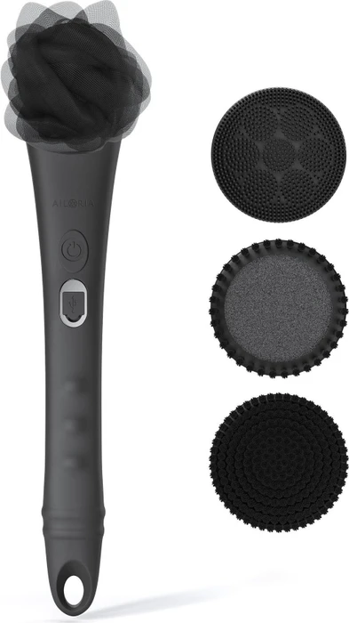 Ailoria Gentle Luxe Körperbürste schwarz