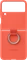 Samsung Silicone Cover with Ring für Galaxy Z Flip 3 5G Coral Vorschaubild