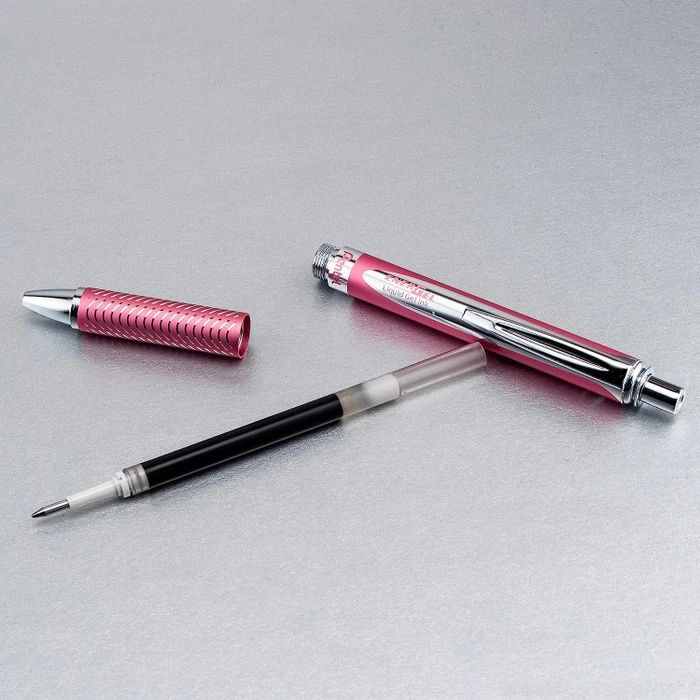 Pentel EnerGel Sterling BL407 Gelroller rosa/silber