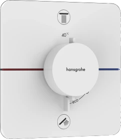 Hansgrohe ShowerSelect Comfort Q Thermostat Unterputz für 2 Verbraucher mattweiß