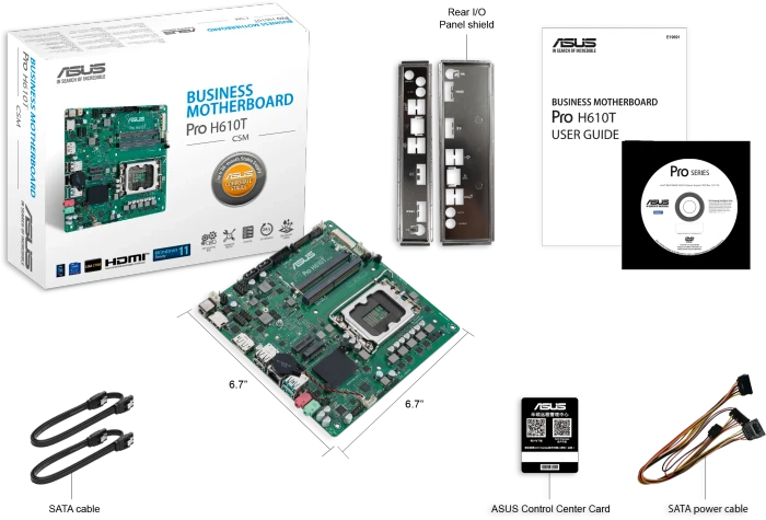 ASUS Pro H610T-CSM (Intel 1700)