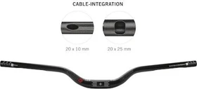Ergotec I 31.8mm/50mm/5° up/12° back Riser Lenker 780mm schwarz