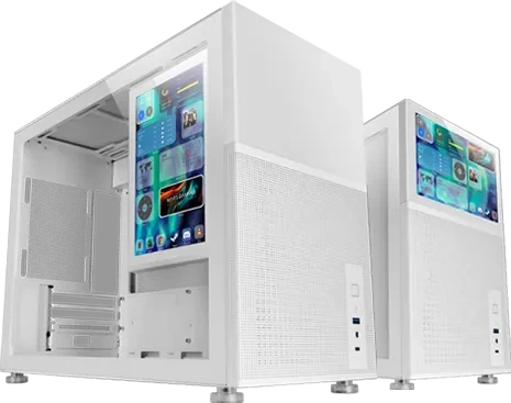 Mars Gaming MC-LCD Black, Glasfenster