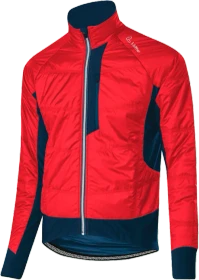 Löffler Pace Primaloft 60 Fahrradjacke red/deep water (Herren)