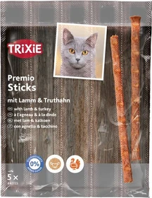 Trixie Premio Quadro-Sticks Anti-Hairball Lamm/Truthahn, 20g