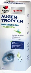 Doppelherz system Augen-Tropfen Hyaluron 0.3% + Aloe Vera, 10ml