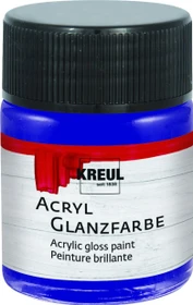 Kreul Acryl Glanzfarbe, dunkelblau, 50ml