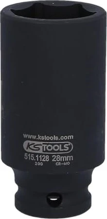 KS Tools Außensechskant Steckschlüssel 1/2", 28x78mm