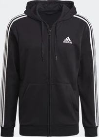 adidas Essentials French Terry 3-Streifen Hoodie schwarz/weiß (Herren)