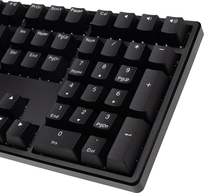 Ducky Origin Phantom Black, Retro schwarz, MX BLACK, USB, US