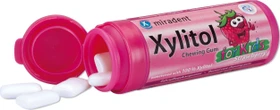 Miradent Xylitol for Kids Zahnpflegekaugummis Erdbeere, 30g
