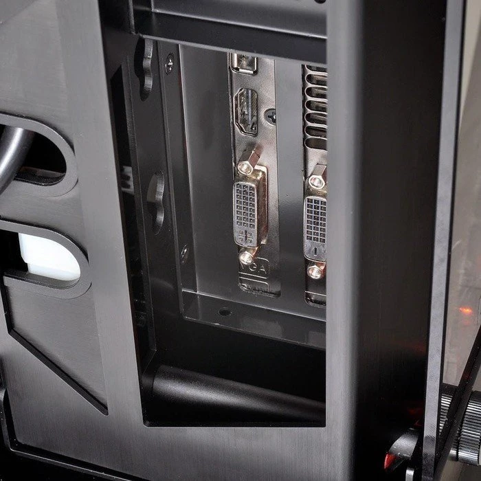 Lian Li PC-O5 schwarz, Glasfenster, Mini-ITX