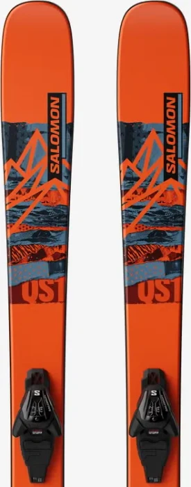 Salomon QST Spark M + L6 flame/copen blue (inkl. Bindung) (Junior) (Modell 2025/2026)