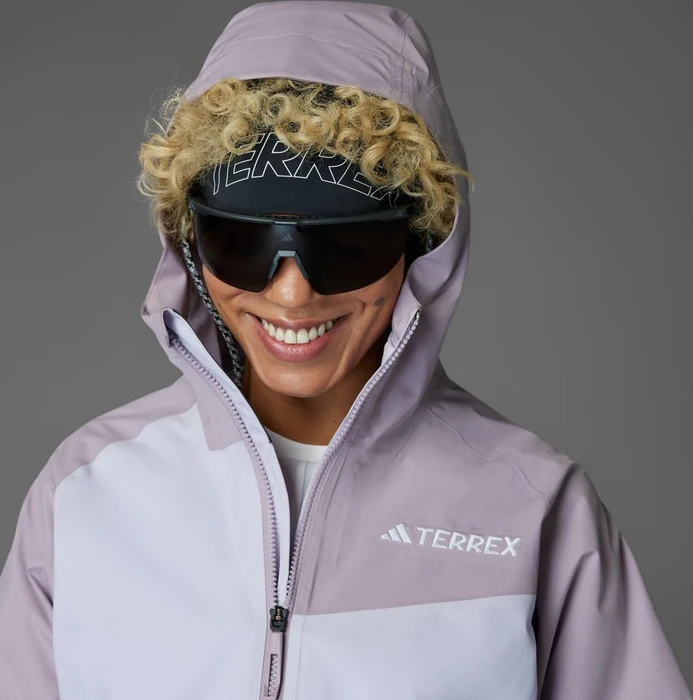 adidas Terrex Multi 2L Rain.RDY Funktionsjacke silver dawn/preloved fig (Damen)