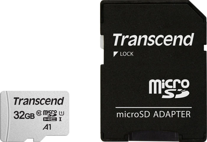 Transcend 300S R100/W20 32GB Kit, UHS-I U1, Class 10