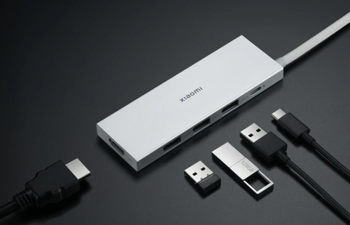 Xiaomi 5-in-1 Type-C Hub, USB-C 3.0 [Stecker]