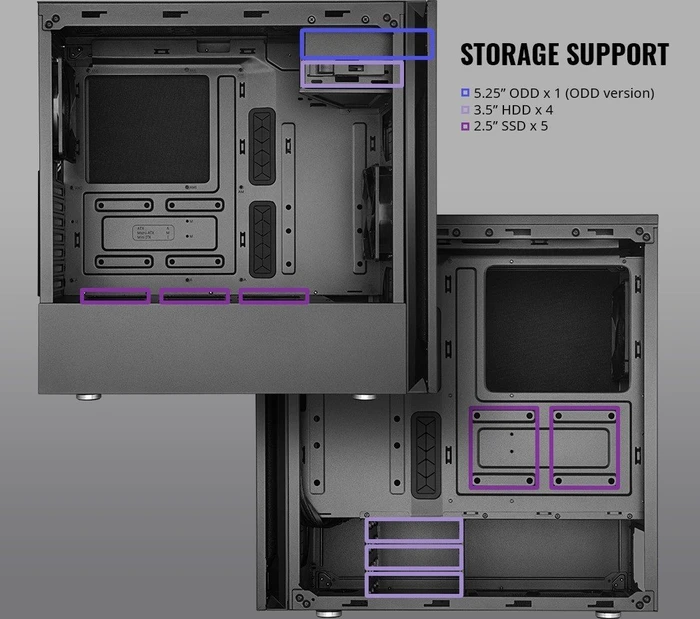 Cooler Master Silencio S600, Glasfenster, schallgedämmt