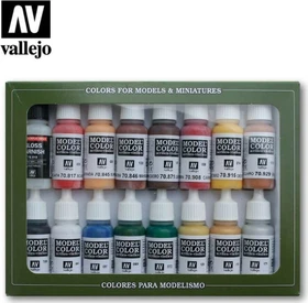 Vallejo Model Color American Revolution Colors Farbset, 16-tlg.