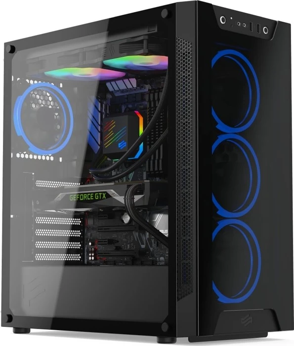 Endorfy SilentiumPC Armis AR6X TG RGB, Glasfenster