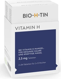 BIO-H-TIN Vitamin H 2.5mg Tabletten, 168 Stück (2x 84 Stück)
