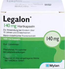 kohlpharma Legalon 140mg Hartkapseln, 100 Stück