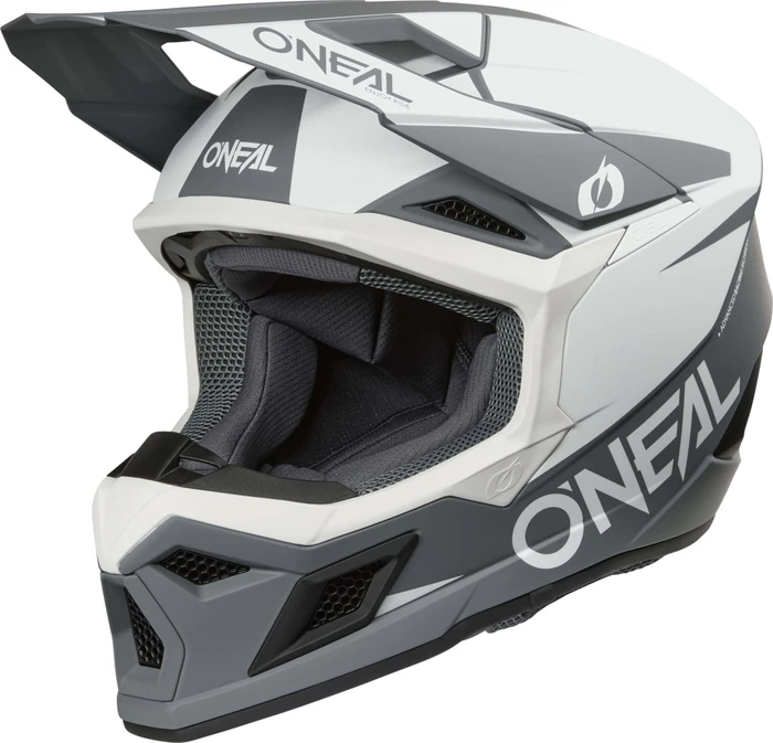O'Neal 3SRS Solid matt weiß/grau