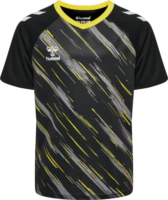 hummel Match Triumph Trikot kurzarm black/blazing yellow (Junior)