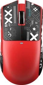 Attack Shark X11SE Wireless Gaming Mouse rot, inkl. Grip Tape, USB/Bluetooth