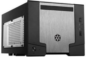 SilverStone Sugo SG07 schwarz, Acrylfenster, Mini-ITX, 600W ATX