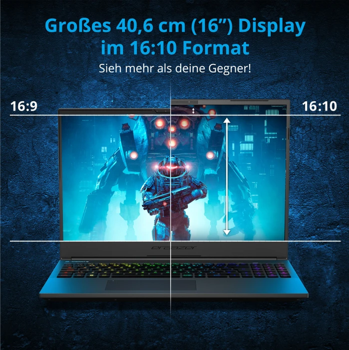 Medion Erazer Major X20, Core i9-14900HX, 32GB RAM, 2TB SSD, GeForce RTX 4070, DE